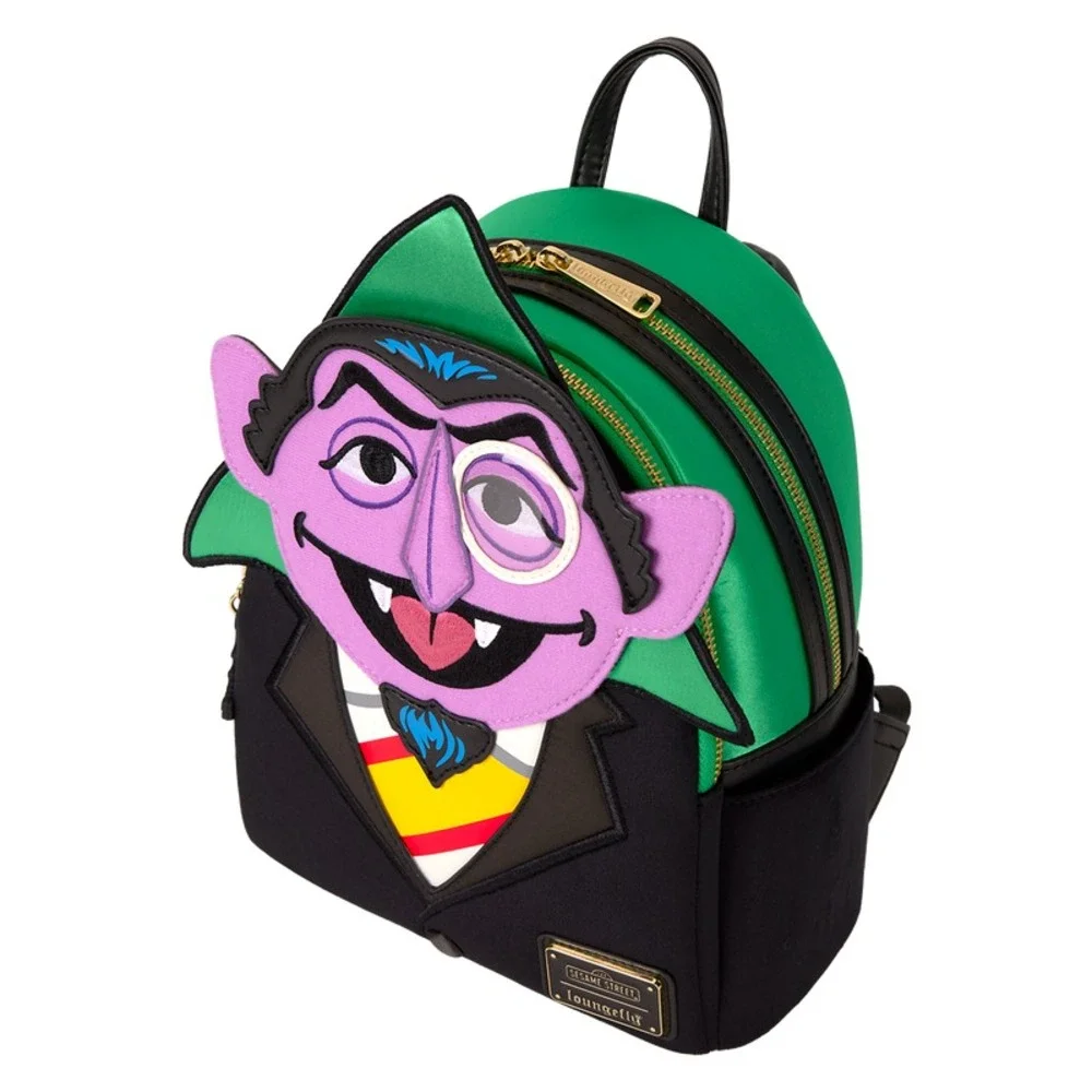 Loungefly‎ Sesame Street Count Von Count Cosplay Mini Backpack Exclusive
